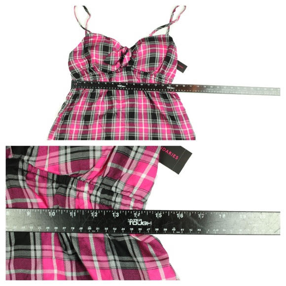 No Boundories String Tank Top Size L Ladies - Picture 3 of 5